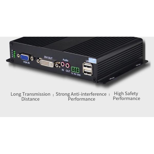 FTTN SQ-VGA01 VGA Fiber Optic Digital Video Terminal Long Distance Transmission Anti-Interference