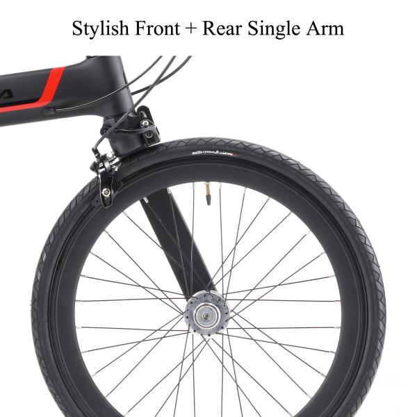 20 Carbon Fiber Folding Bicycle , 9 Speed Sava Z1 Folding Bike