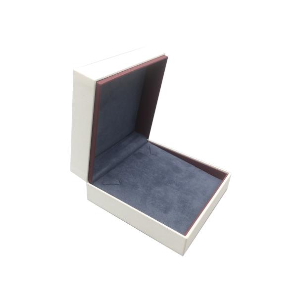 White Color Luxury Classic Rigid Cardboard Gift Boxes For Necklace
