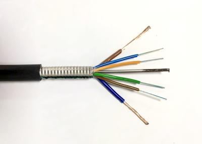 Electric Composite Outdoor Fiber Optic Cable Water Resistant GYTS+2x2.5mm2 Power