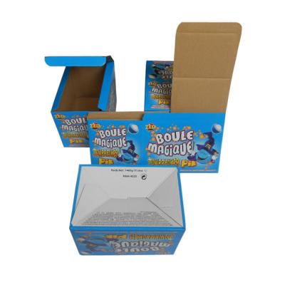 Caixa inferior Pre-colada feita sob encomenda Toy Packaging do Auto-fechamento do cartão ondulado