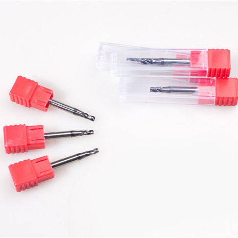 High Speed Steel Corner Radius End Mill Cutter For Aluminum Carbide Material