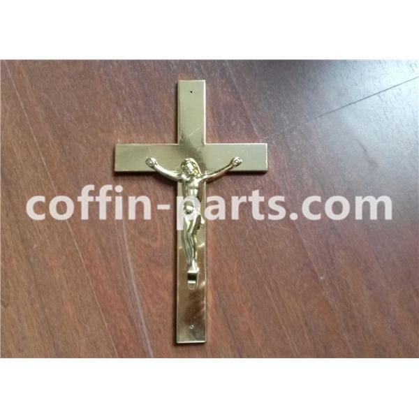 PC pálidas/Ctn TX - Jesús 6# del cm 200 del × 14 de la talla 24 del oro de Jesús del crucifijo plástico del ataúd