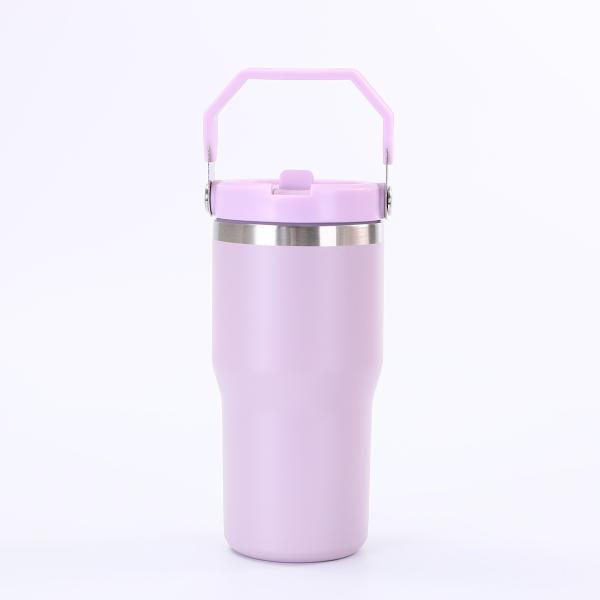 30oz Stainless Steel Tumbler  Vacuum Insulated Water Bottle For Home Office Or Car Reusable Cup With Straw Leak Resistant Flip Cold For 12 Hours Or Iced For 2 Days
