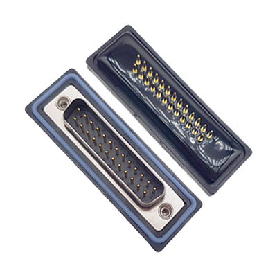 Waterproof D - SUB 9P Male Vertical DIP IP67 Connector