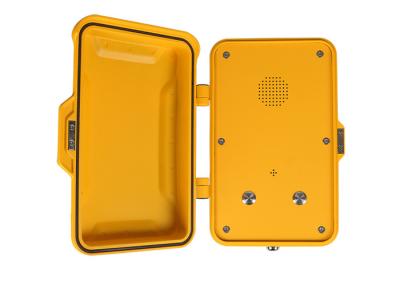 IP67 Outdoor Emergency Industrial VoIP Phone SIP Intercom Simple Installation For Tunnel