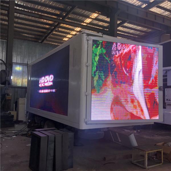 Waterproof Scrolling Mobile LED Display Truck Outdoor For Truck Mounted