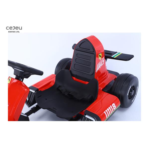 3KM/HR Kids Go Karts Two Motor 12 Volt Go Kart 16.5KG Safe Driving
