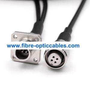 Núcleo resistente 400N do cabo ethernet 4 LC UPC do tempo fêmea de ODC