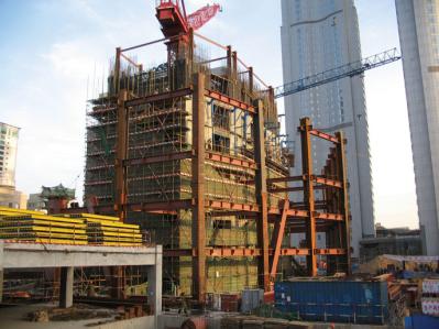 Wan Bang Centre Building (Qingdao, China)-Climbing Formwork system -QPMX-50