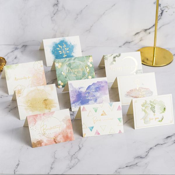 Cartão de felicitação de Natal Flores secas brancas Desejos de presente Cartão de mensagem para decoração DIY