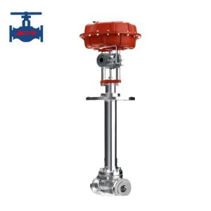 Valve de commande cryogénique électrique à entraînement pneumatique