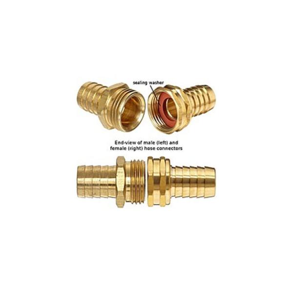 Brass Material  Garden Hose Reel Accessories 3/4 Inch Hose Reel Swivel Connector