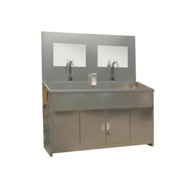 Dispensador de jabón de lavado a mano de lavadero de cuarto limpio de acero inoxidable con sensor manual / automático