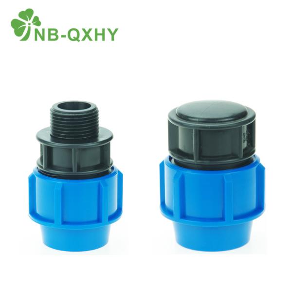 Pedido personalizado aceito Artigos de compressão Pn16 azul escuro PP de cotovelo para fornecimento de água