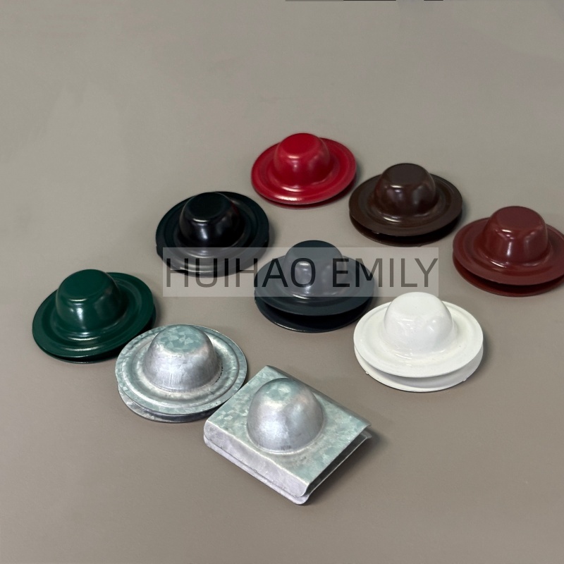 35mm Galvanized Steel Roofing Screw Cap For Roof Screws Used In Roofing Fasteners
