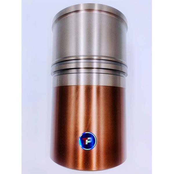 CAT C10 C12 Overlapping Crosshatch Cylinder Sleeve Steel Chroming For Excavator