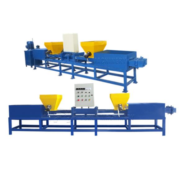 Bloque de madera comprimido que hace la máquina del extrusor de los pies de la plataforma de la máquina