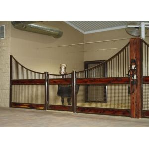 Le cheval européen de panneau extérieur de contreplaqué cale le panneau stable de barrière de stalle avec le toit