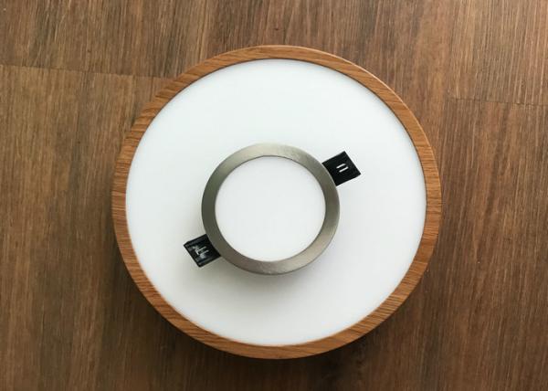 12 Watt 18 Watt Dimmable LED Round Panel Light Epistar SMD 2835 90LM/W IP20 Wood Color