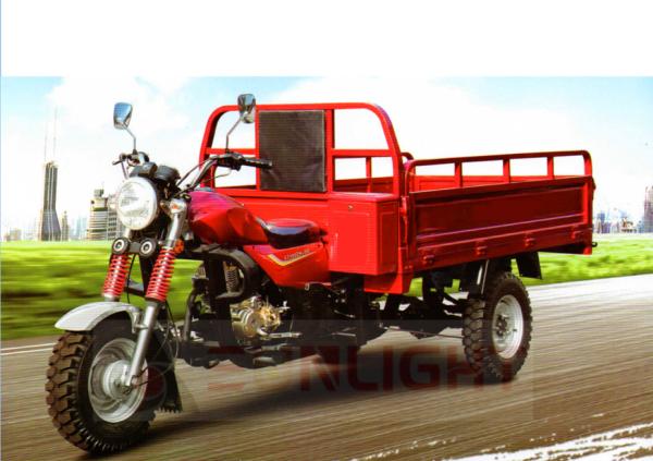 Customized Tricycle Dump Truck 150CC Water Cooling Engine For Transportation