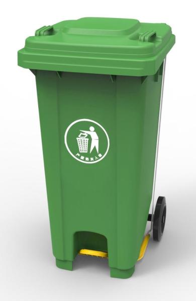 Wholesale plastic green waste bin plastic dustbin with lid waste bin plastic dustbin