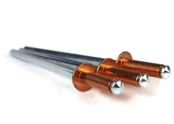 Copper Cap Metal Rivet Core Break Pull Mandrel Pop Blind Rivets High Strength