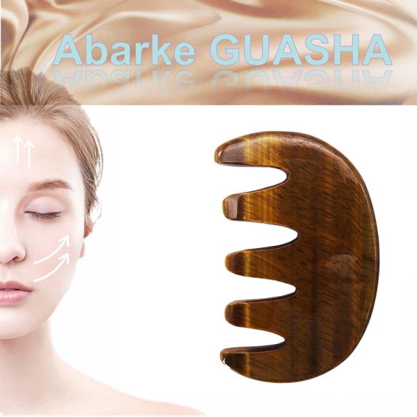 Customized Logo Availabled Gua Sha Comb Massage Tool for Enhancing Circulation on Scalp Face