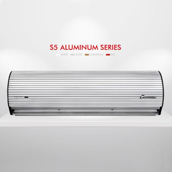 2025 New 150cm Aluminum Silver Fan Cooling Theodoor Air Curtain For Supermarket Store