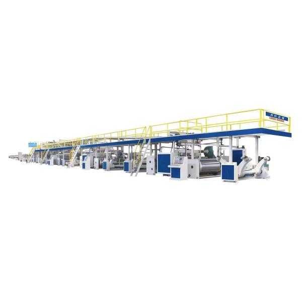 Fabricação de máquinas de papel corrugado para a linha de produção de caixas de papel