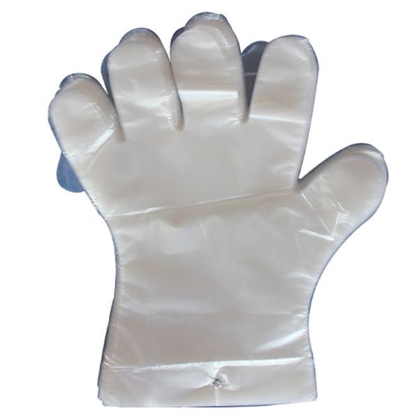 HDPE Clear Plastic Gloves Dust Oil Proof For Restaurant Home Kitchen