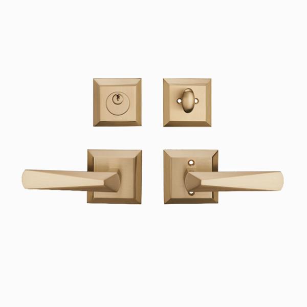Amertop Brass Deadbolt Door Lock With Double Handle Lever