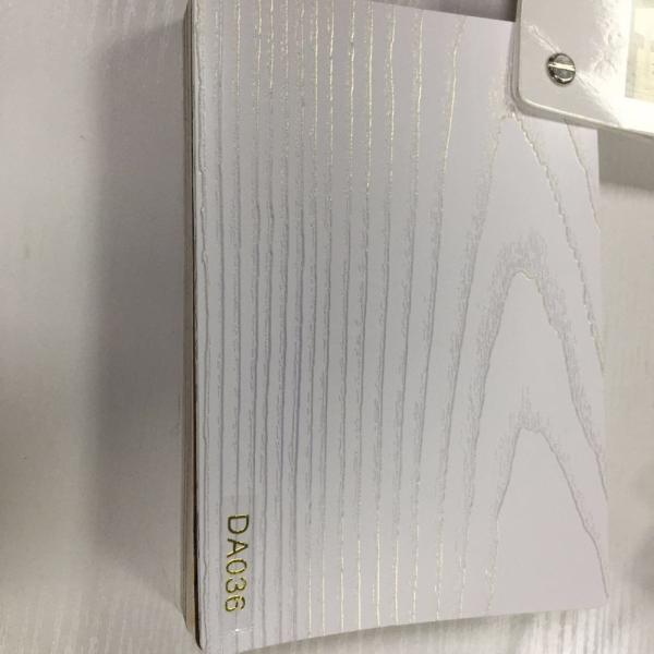 Meubles Largeur 1400 mm Feuille de bois en PVC opaque pour MDF Film de décoration de porte sous vide