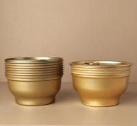Alimento Tin Can Disposable Metal Bowl do folha de Flandres do OEM para acampar