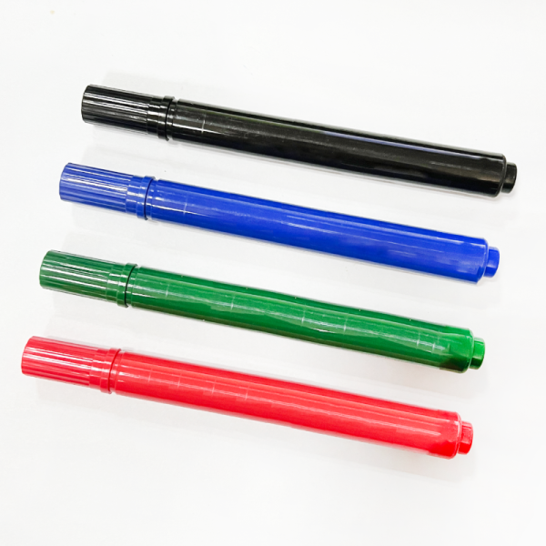 Manufacturer 4PCS Office Classic Dry Easy Marker Pen Set Bullet Tip Permanent Marker