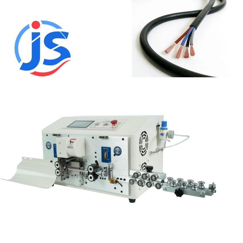 High Efficiency Cable Cutting Machine Inner Outer Layer Cable Cut Strip Machine