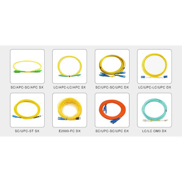 кабель оптического волокна гибкого провода 3.0mm G657A FTTH SC/UPC-SC/APC 150m