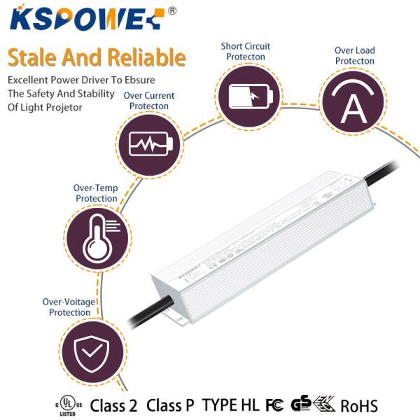 Protection OVP Triac Dimmable LED Driver 277V AC PWM Output Phase Cut 200W 300W 48V