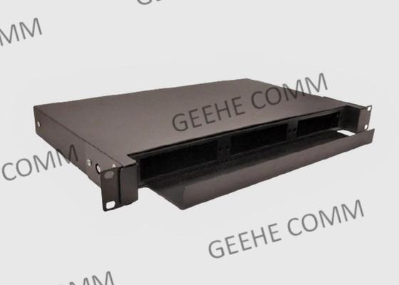 Empty 24 Port Simplex 24 Fiber ST Patch Panel Faceplate