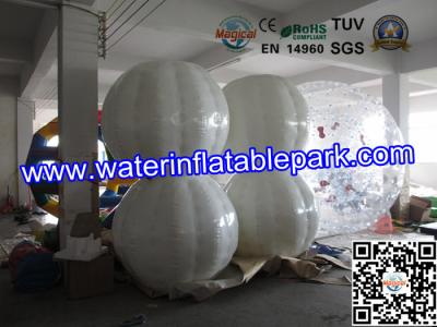 White 1.0mm  TPU Inflatable Bumper Ball Rental ODM / OEM Available