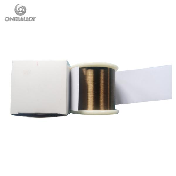 Enameled Ni80Cr20 Wire 0.015mm with Good Insulation Performance and High Resistivity for Heating Elements