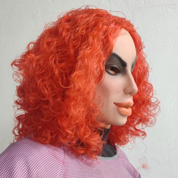 Latex Fantasy Mask for Theatrical Use - One Size Fits Most and Lightweight at 280g