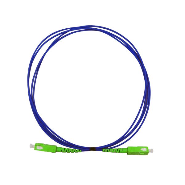 SC APC Armored Fiber Patch Cord Single Mode G657A1 LSZH Sheath