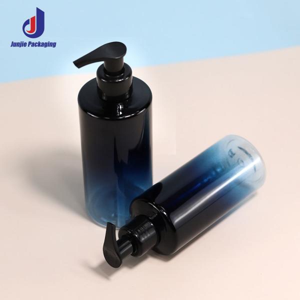 300 ml 500 ml Bouteille de pompe transparente Shampooing cosmétique Bouteille vide avec tête de pompe à pulvérisation