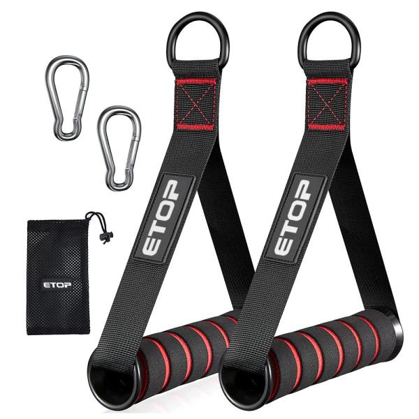 Weightlifting Fitness Gym Equipment Pulldown Attachments Cable Machine Exercise Handles