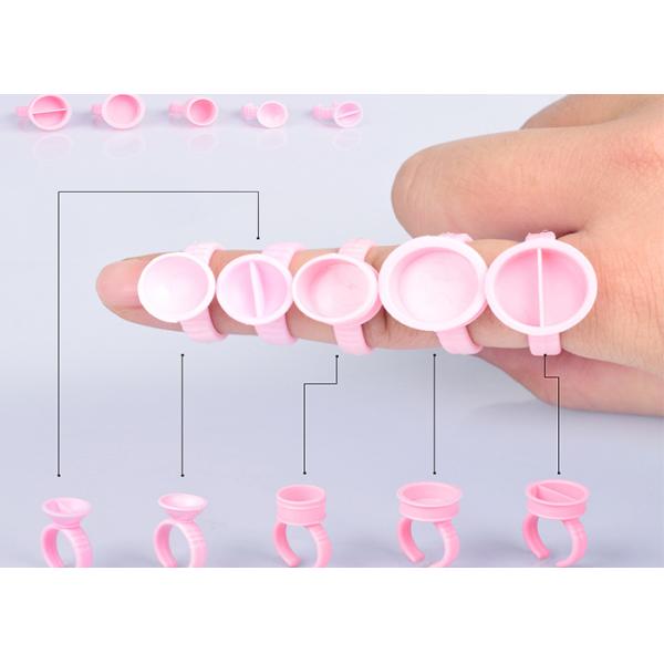 Diameter 1.5cm / 1.2cm Pink Plastic Ink Ring Tattoo Holer Equipment Supplies