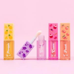 Kids Fruit Infused Clear Lip Oil For Moisturizing Cruelty Free