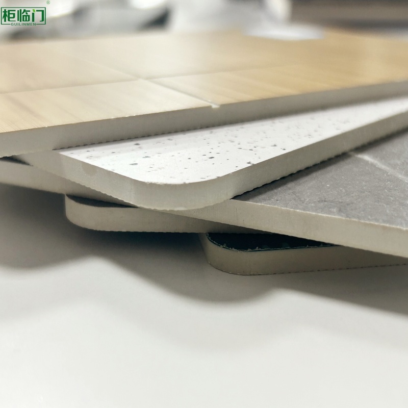 Impact Scratch Resistance SPC Crystal Wall Panel Waterproof 600x2440mm 1200x2440mm