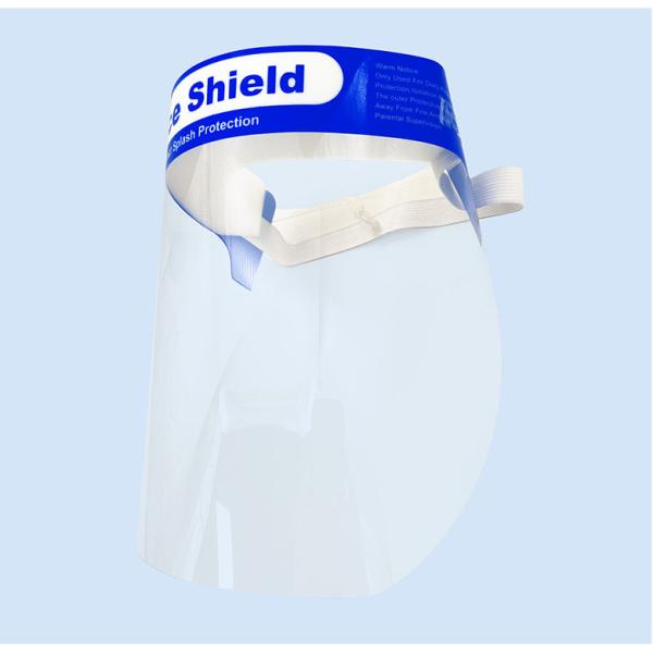 Hospital Medical Polycarbonate Face Shield , Anti Fog Face Shield Isolation Functions