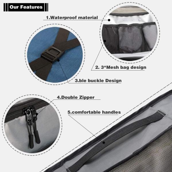 Business Travel Organizer Bag 7 Pcs Cubes for large suitcase